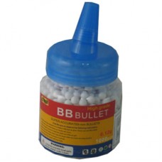 1000 x 6mm 0.20g Polished White Nylon Airsoft Pellets BB