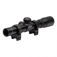 AGS Cobalt 2 x 20 Pistol Scope including 22mm medium weaver mounts