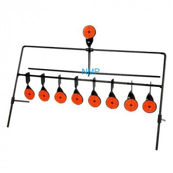 9 Shooting Gallery Swinging Target Spinning Auto Reset Set