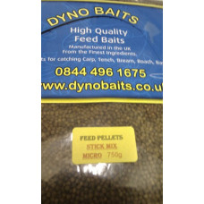 STICK MIX FLAVOUR FEEDER PELLETS ( MICRO ) ( DYNO BAITS ) 750g bag