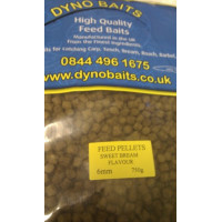 SWEET BREAM FLAVOUR FEEDER PELLETS ( 6mm ) ( DYNO BAITS ) 750g bag