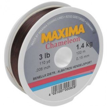 Maxima Chameleon Premium monofilament fishing line 100M Spool 3lbs