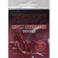 NERUS SEA HOOKS LIGHT ABERDEEN SIZE 2 ( pack of 10 hooks )