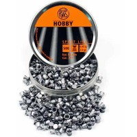 RWS HOBBY flat head .177 calibre air gun pellets 4.50mm 7.00 grains tin of 500