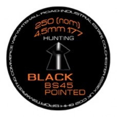 SMK BS45 BLACK Pointed Head Hunter .177 Calibre Air Gun Pellets 8.5 grains tin of 250