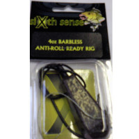 Sixth Sense Ready Made Carp Rigs ANTI-ROLL BARBLESS BROWN 4oz