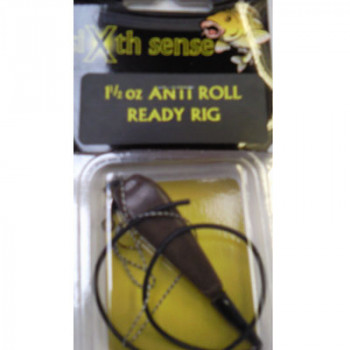 Sixth Sense Ready Made Carp Rigs ANTI-ROLL BROWN 2.5oz