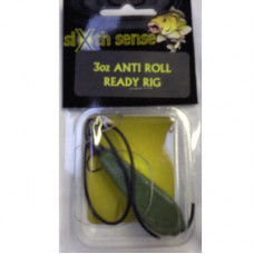 Sixth Sense Ready Made Carp Rigs ANTI-ROLL GREEN 3oz