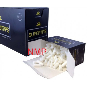 SUPERTIPS SLIMLINE FILTER TIPS 165 TIPS PER BOX  x 1 BOX