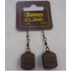 Zinkers Cube Carp Weight 1oz - 28g