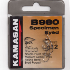 Kamasan B980 Barbed Specimen Eyed Hook Size 16