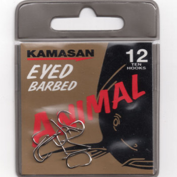 Kamasan Animal Eyed Barbed Hook Size 12