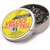 Webley VelociPell Flat Head .177 calibre Air Gun Pellets 4.5mm 7.26 grains tin of 500